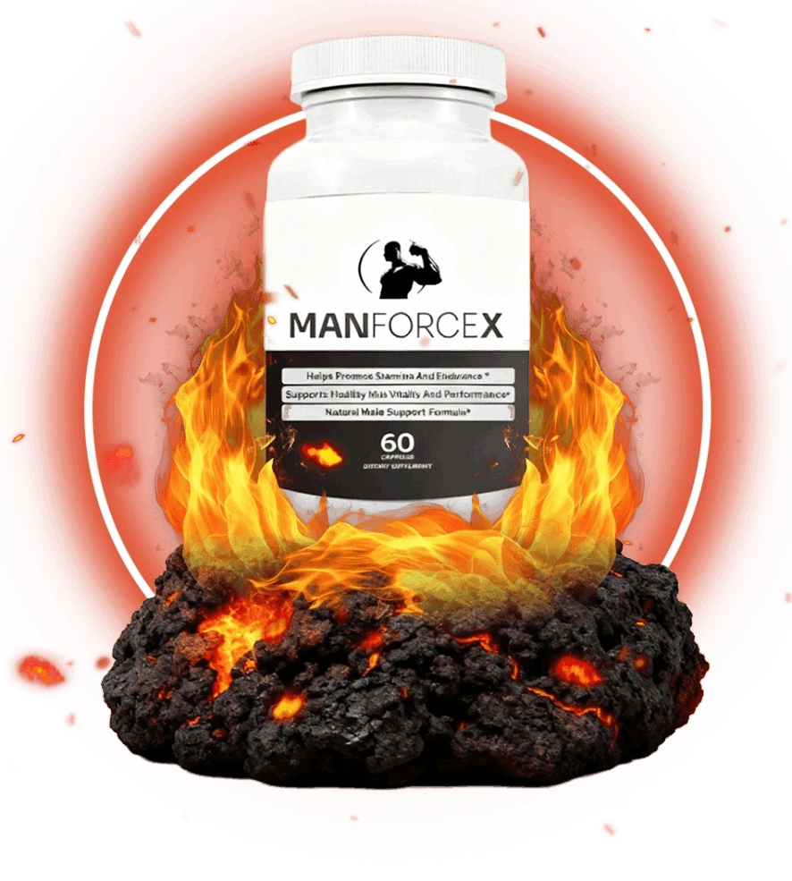 ManForceX Men's Wellness Supplement Bottle